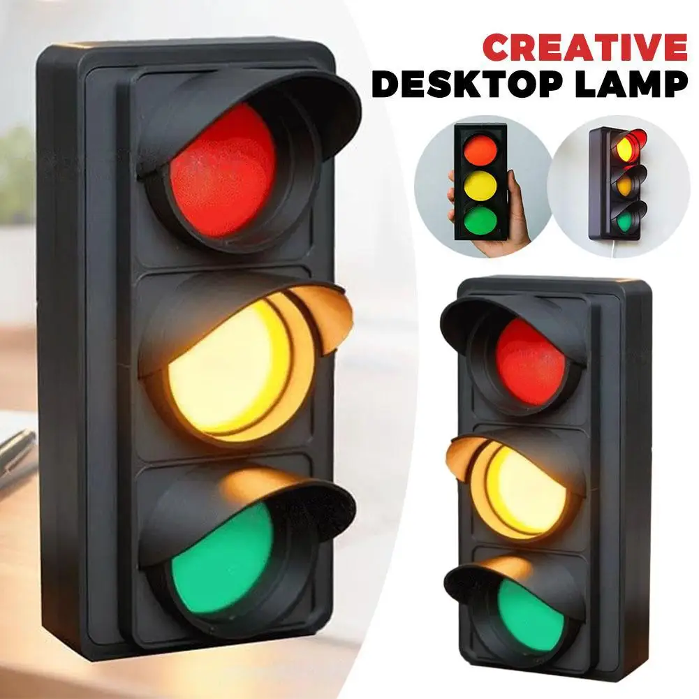 Kreative multifunktionale USB-Ampel Desktop-Schreibtischlampe Beschäftigt/Einzelstatus Signalleuchte Ornament