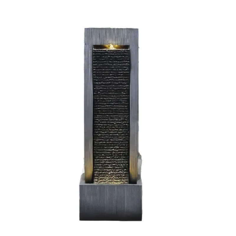 YJQ living room TV cabinet next to the flowing water ornament modern floor simple circulating water   decorative landscape