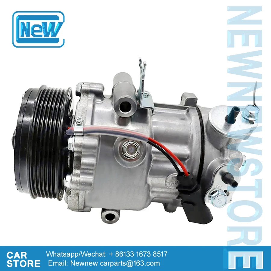 SD6V12 AC Compressor For VOLKSWAGEN VENTO POLO SKODA RAPID 6RF820803A 1S0820803A 1S0820803B 1S0820803C 6RD820803D 6RD820803