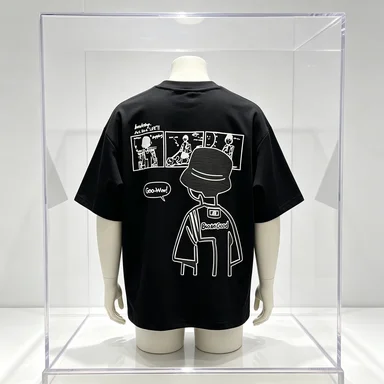2026 Comfort Skin-friendly Men's Casual Comfortable Short-Sleeve T-Shirt Trendy Street Style Summer Printed Pattern T-Shirt  Top