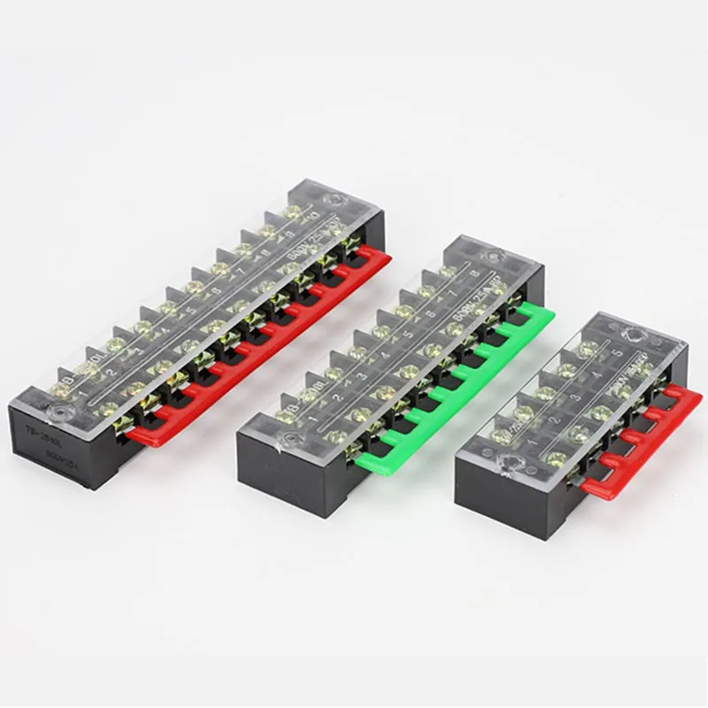 TB محطة بسبار سلك 15A25A45A مجتمعة قطعة ماس كهربائى U-نوع النحاس قواطع حافلة بار ربط سلك معزول موصل