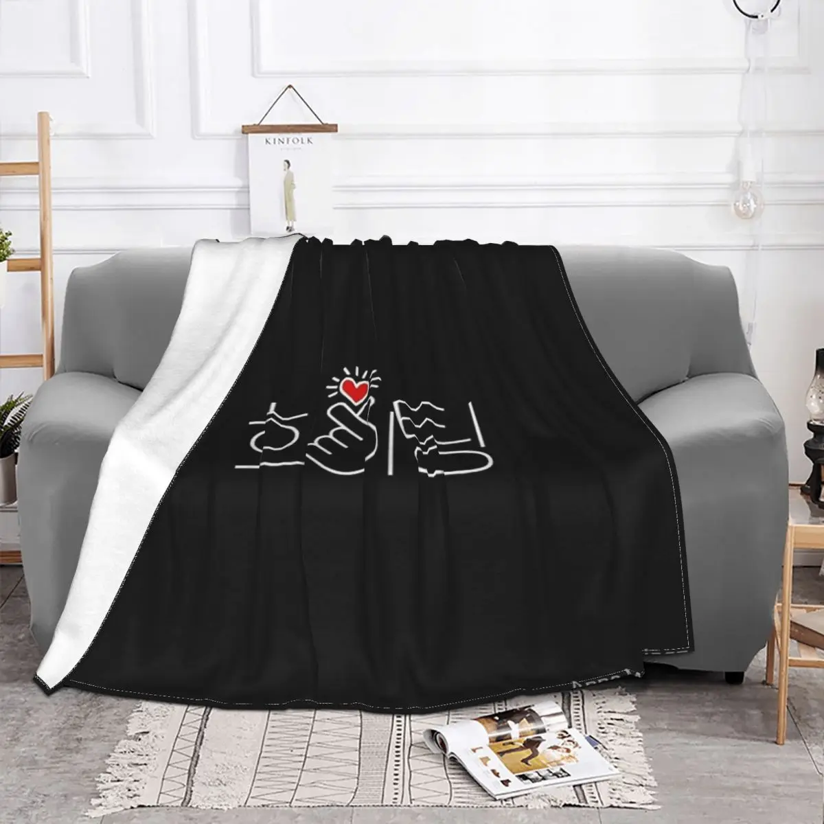 Fighting, Hwaiting Four Seasons Universal Blanket Movie Theater Can Be Covered Father's Day Gift