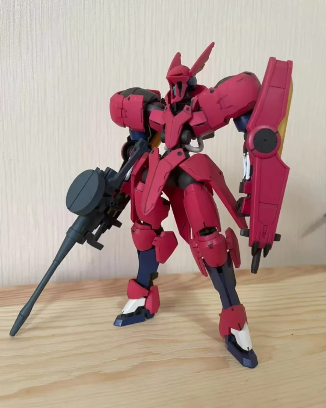 Bandai oryginalny GUNDAM Anime IBO 014 1/14 HG GRIMGERDE ozdoby prezenty dla dzieci zabawki figurki akcji Model kolekcjonerski