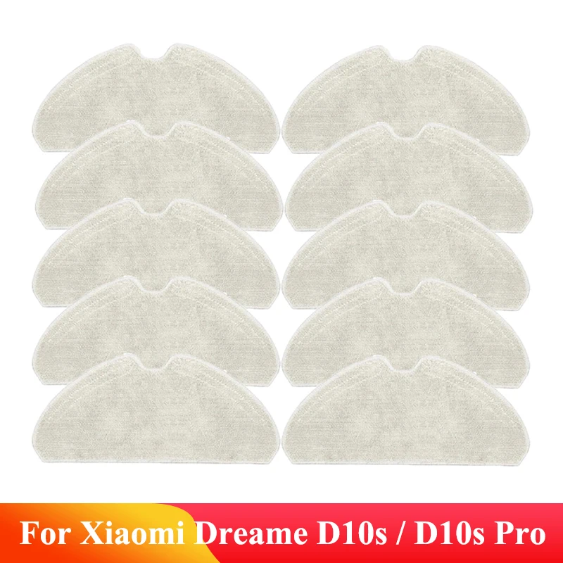 Washable Mop Cloths Replacement For Xiaomi Dreame D10s / D10s Pro Robotic Vacuum Cleaner Mop Pads Rags Spare Parts Accessories