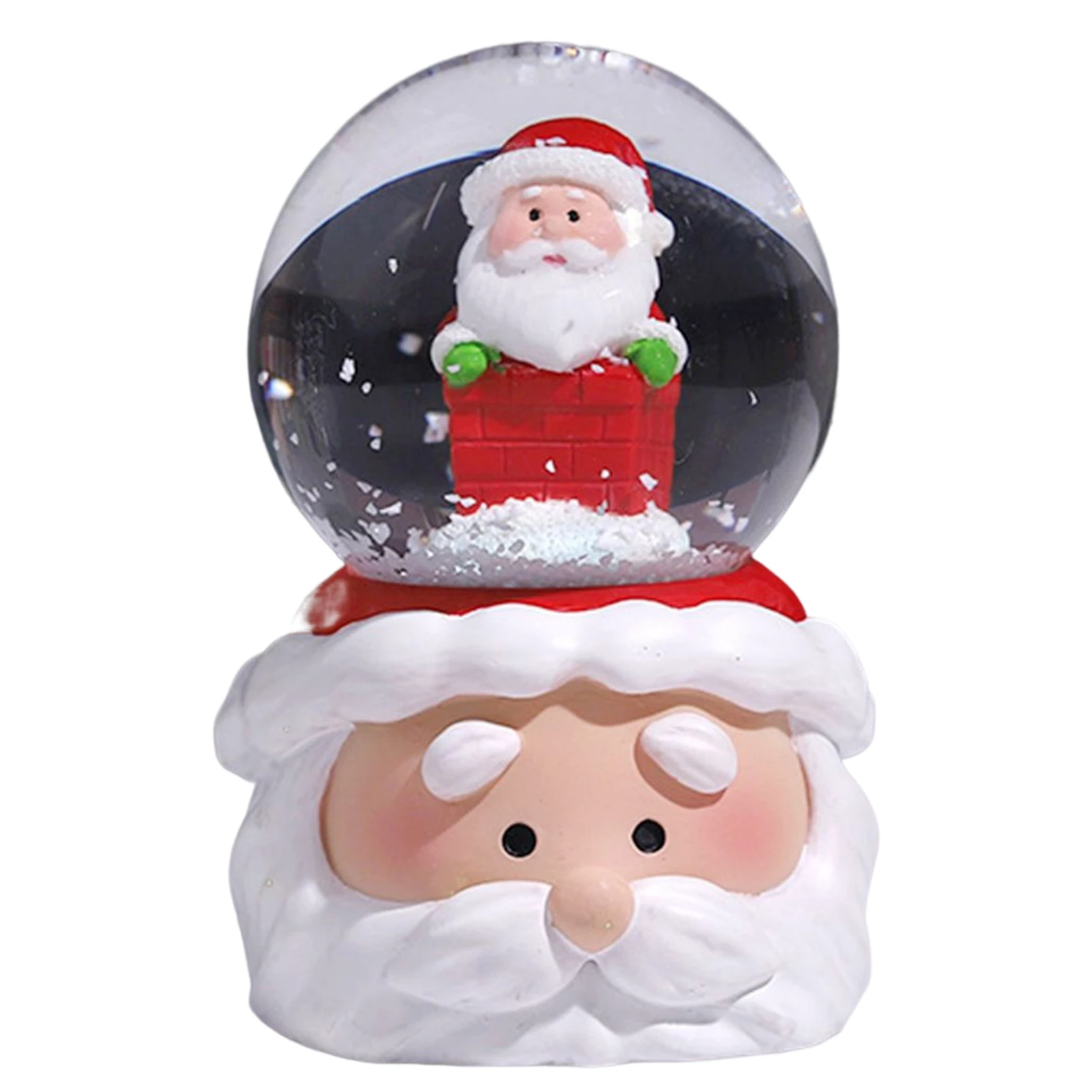 Christmas LED Crystal Ball Create Christmas Atmosphere Resin Balls for Christmas House Room