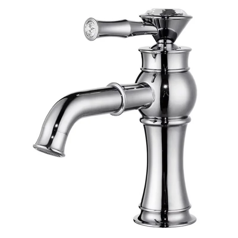 

Твердые латунные смесители для раковины в европейском стиле, смеситель для горячей и холодной воды, вращение на 360 градусов, смесители для раковины, кран для унитаза