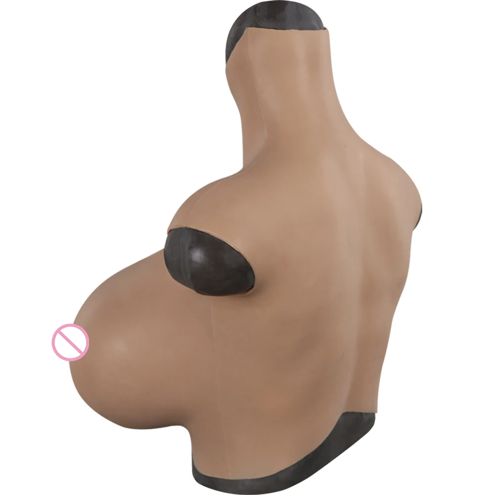 S/Z Cup Realistic Silicone Huge Breast Forms For Transgender Fake Big Boobs for Crossdressers Drag Queen Shemale Cosplay