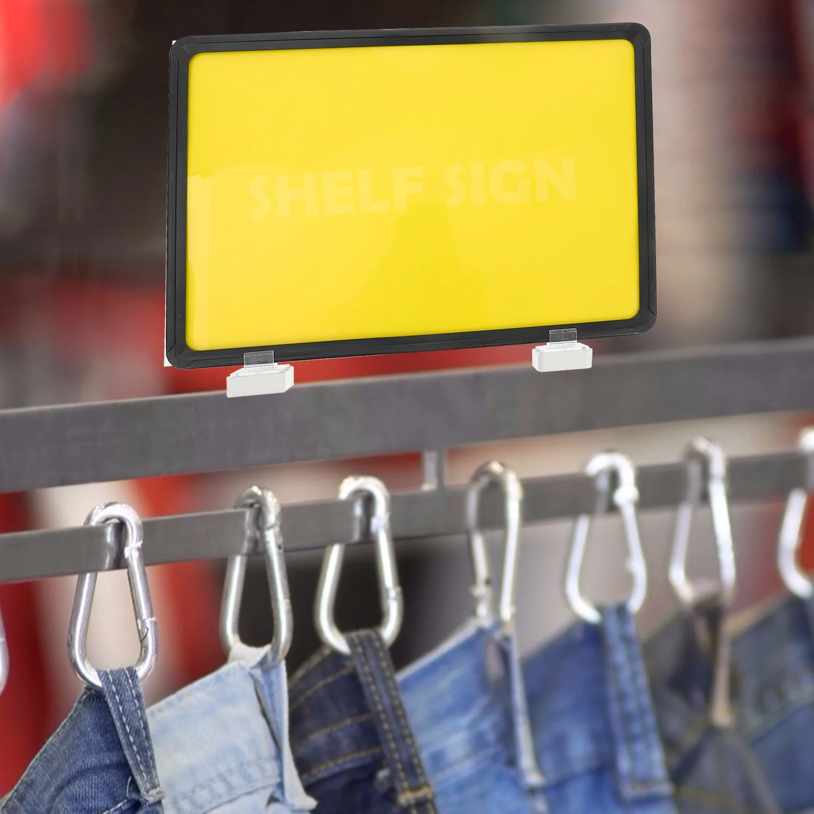 

1pc Magnetic Warehouse Sign Board Reusable Durable Classification Label Indicator Smooth Surface Shelf Guide Material Storage