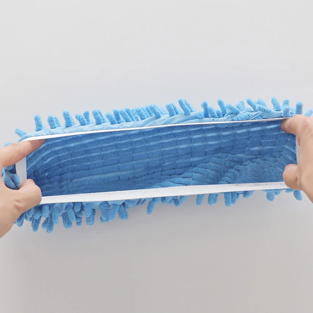 5 pairs Microfiber Mop Shoe Covers Strong Water Absorption Machine Washable Dust Mop Socks Non-Slip Sole Floor Cleaning Tools