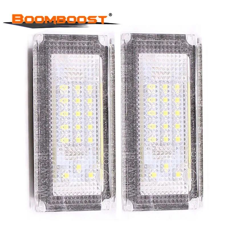 12V White SMD Accessories 2X LED Number Plate Lamp Bulb Kit Car LED License Plate Lights For BMW Mini Cooper S R50 R52 R53