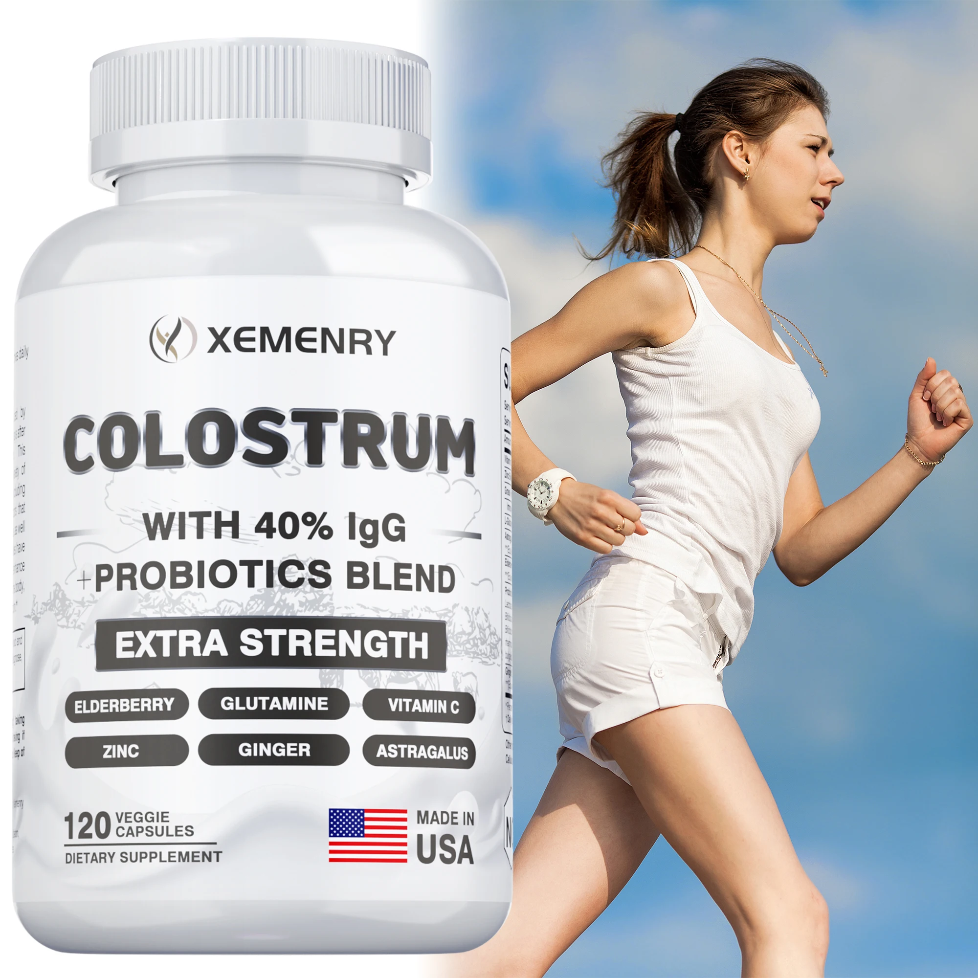 

Капсулы Colostrum — способствуют здоровью Gut, улучшают спортивную производительность и поддерживают здоровые железные уровни — 120 капсул