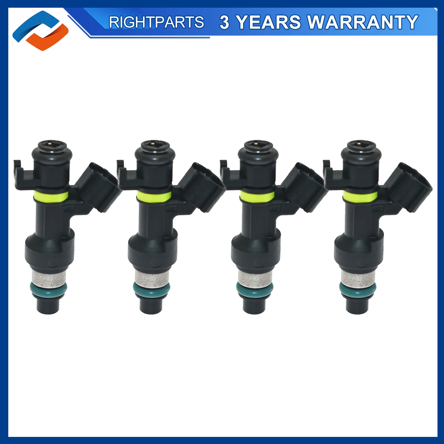 4x H025241 Fuel Injectors For Qashqai MK1 J10 MR20DE Renault Megane III 2.0L 166006801R