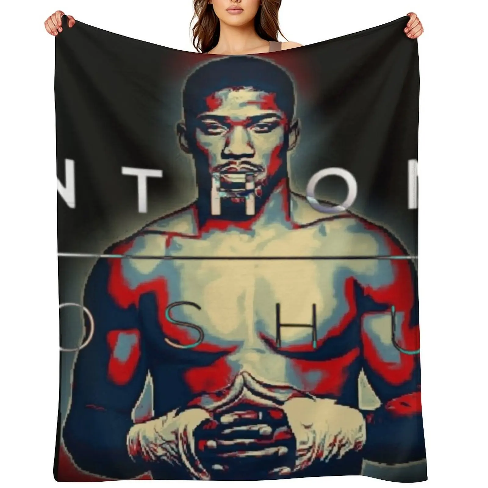 

Anthony Joshua Throw Blanket Softest Furry blankets and throws Extra Large Throw Blankets