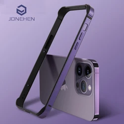 For iPhone 11 12 13 14 15 16 17 Pro Max Orange Bumper Case Hybird Silicone Frame Luxury Light Aluminum Metal For iPhone17 17pro