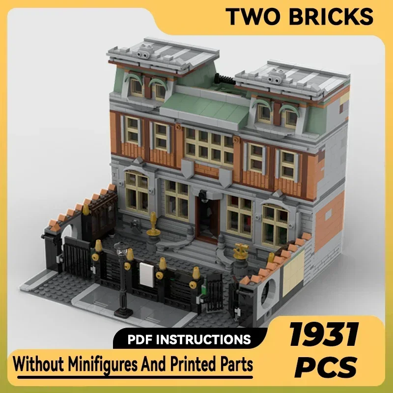 Street View Model Moc Building Bricks Jeweler's Town Mansion Technology Modular Blocks Gifts Christmas Toys DIY Sets Assembly