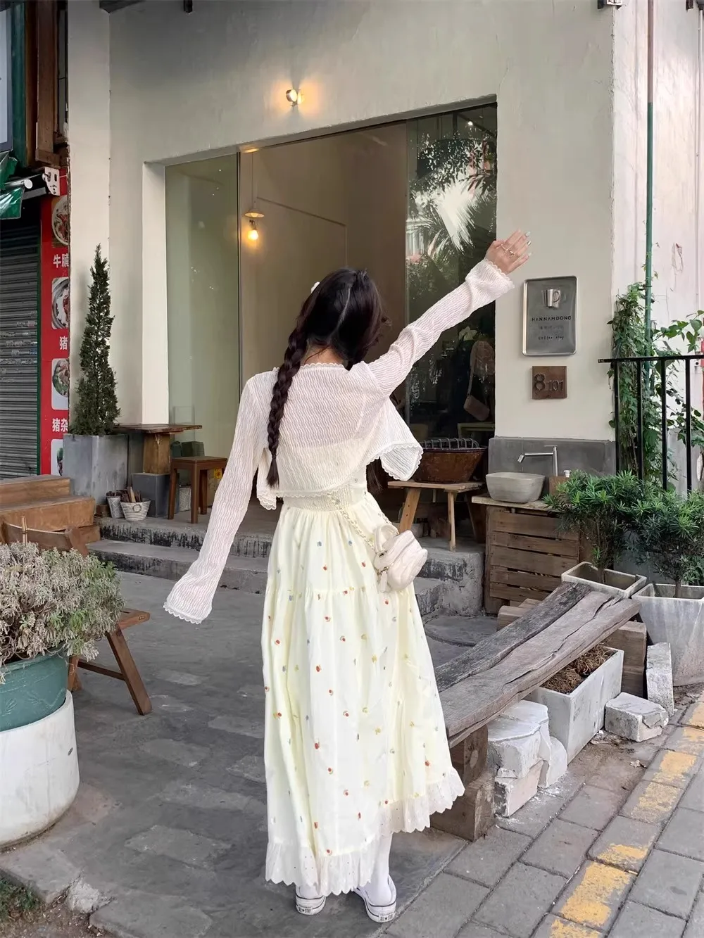 Dresses Sleeveless Womens Boho Summer Cupro Cross-Back Strapped Street Style Cool Chic Trendy Attractive Youthful Fresh Harajuku