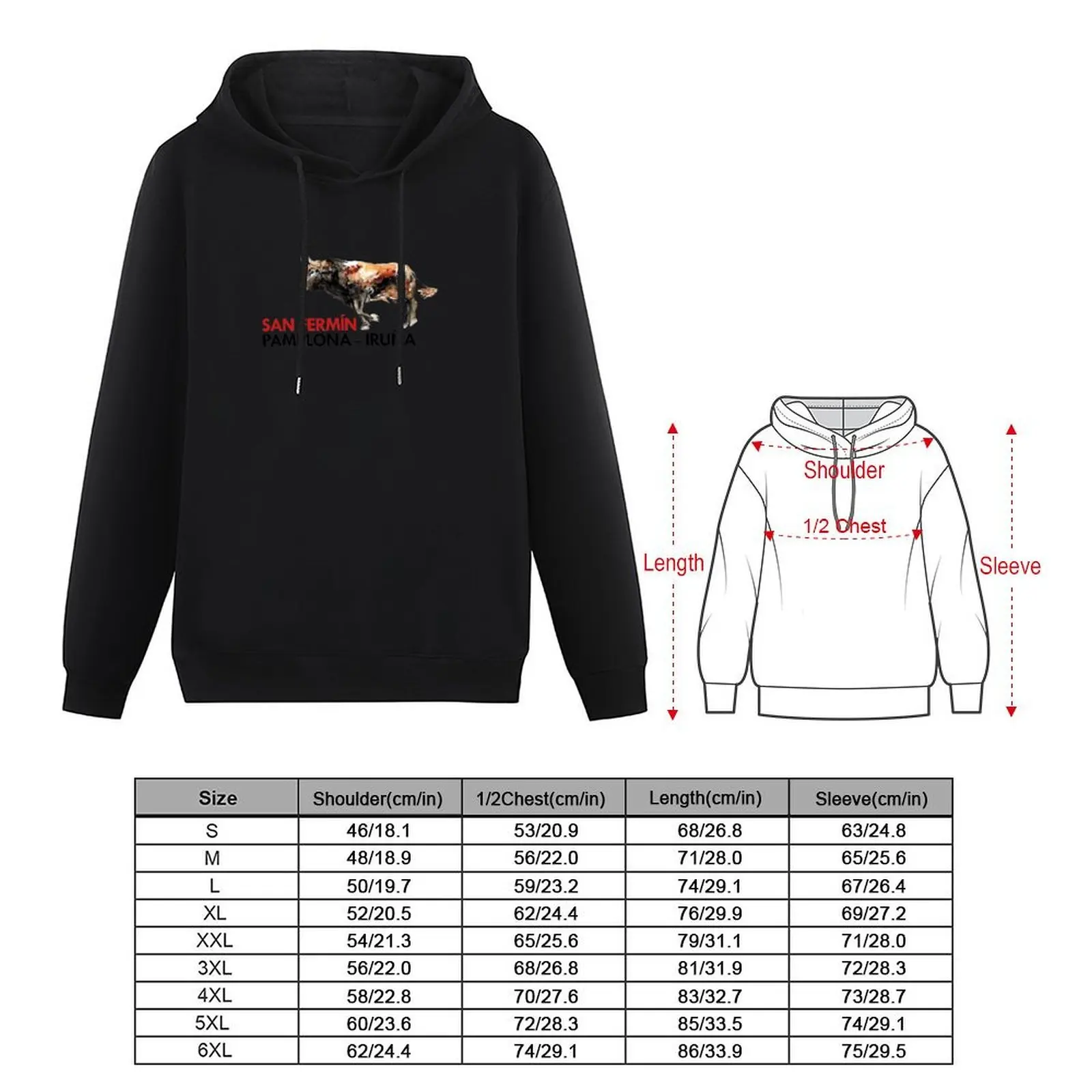 TORO SAN FERMíN Hoodie autumn new products mens clothing mens clothes men's clothes hoodies for men