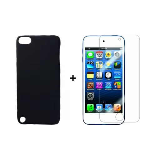 for Apple iPod Touch 5 6 7 6th 7th Tempered Glass Film Screen Protector and Protective Shell Skin Case Cover