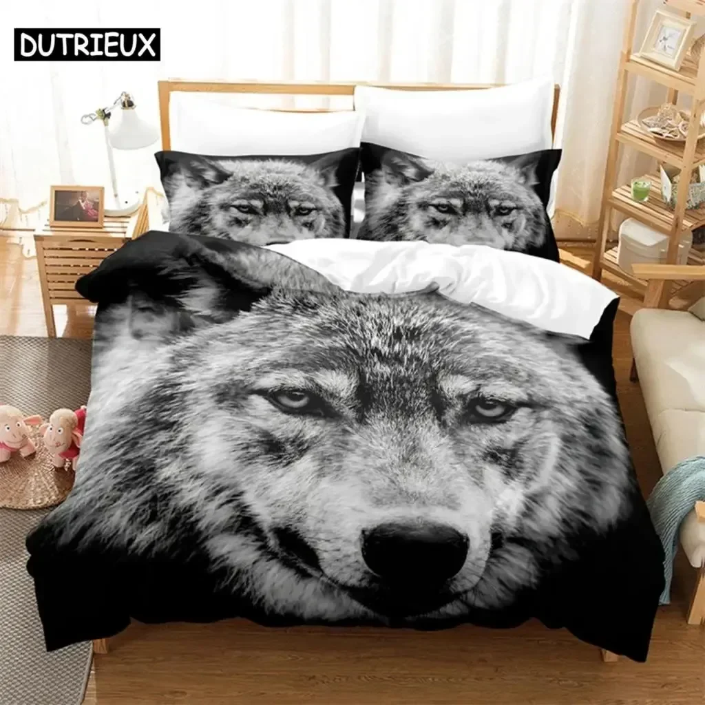 Ferocious Animals Bedding Set Duvet Cover Set 3d Bedding Digital Printing Bed Linen Queen Size Bedding Set Fashion Design