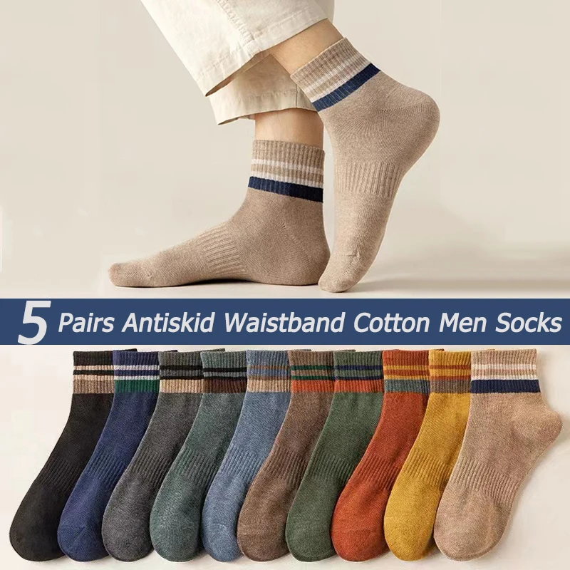 

Urgot Brand 5 Pairs High Quality Men Autumn Winter Thermal Socks Cotton Fashion Thickened Sweat Absorption Comfortable Sock