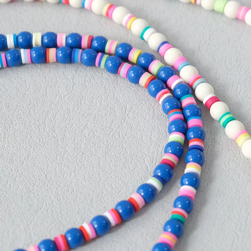 New Fashion Woman Bag Accessory Detachable Vintage Candy Beaded Chain Acrylic Bag Rope Strap Women Handbag Shoulder Handle Chain