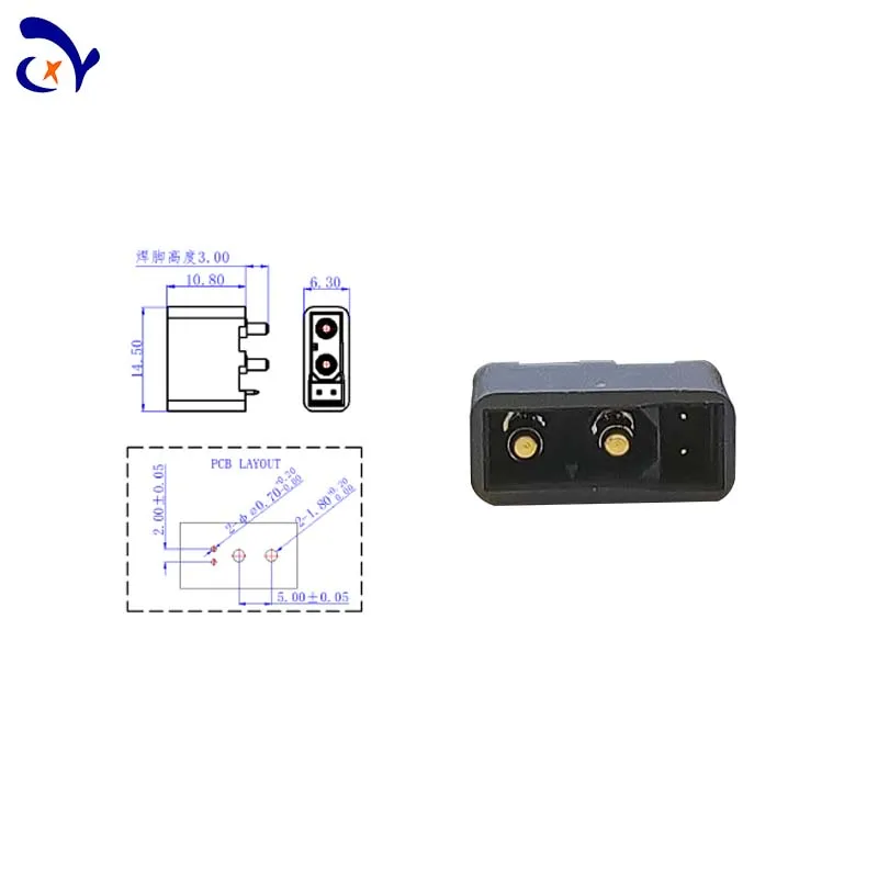 

5PCS Amass XT30APB (2+2) - M plug connector model accessory