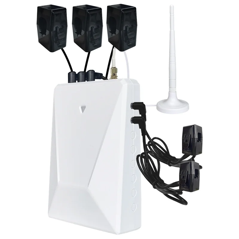 Трехфазный четырехпроводной измеритель мощности A71P Tuya Smart Life с основным CT 200 А и дополнительным сертификатом 50 А в реальном времени/солнечным монитором мощности