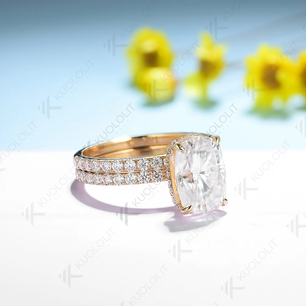 Unmarkierter Damenring mit län – Moissanite Ring Bewertung und Preis