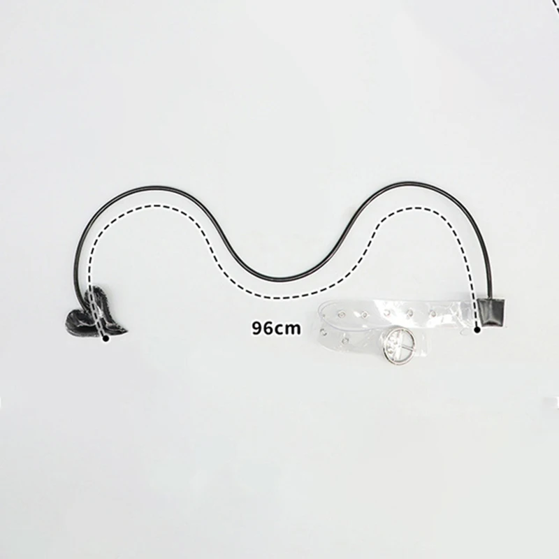 リトルデーモンスイートハートテールユニバーサルブラックバットテールウエストバンドアローハートスタイル調節可能なコスプレ衣装パーティーアクセサリー