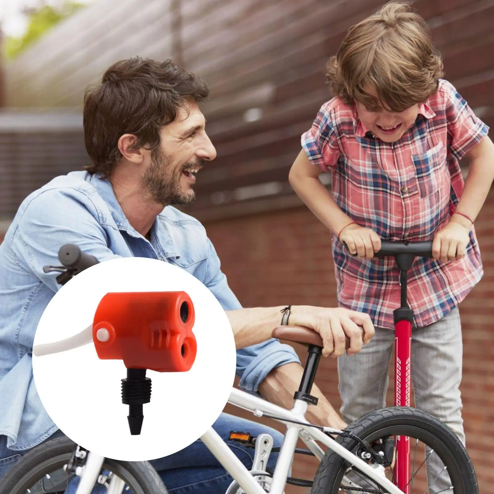 ملحقات مضخة الهواء فوهات فوهة نافخة مانعة للتسرب مع منفذ كبير أجزاء مضخة فوهة الهواء العالمية لكرات كرة القدم للسيارات