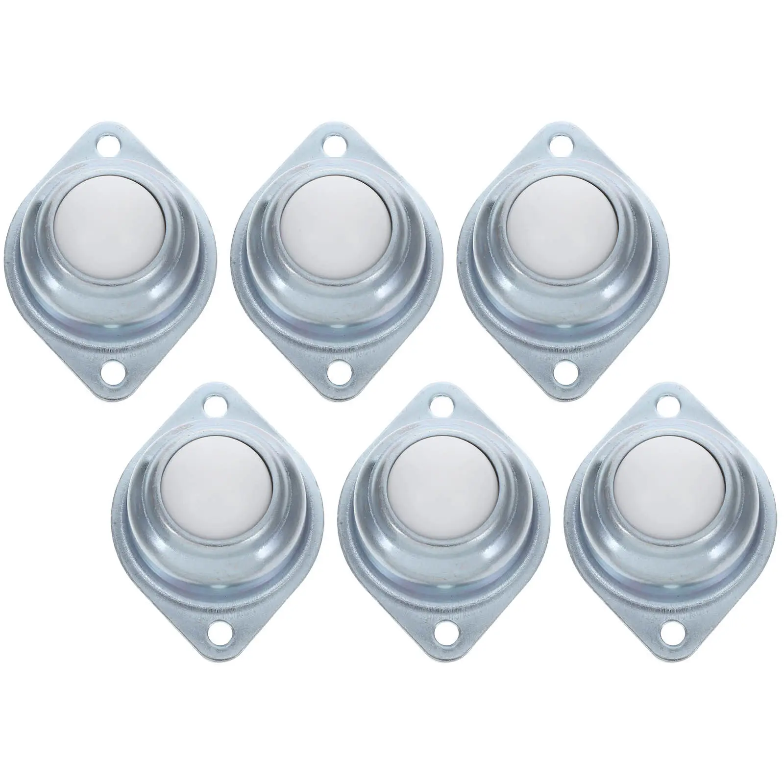 1Set Nylon Swivel Casters Heavy Duty Ball Bearing Rollers Silent Wheels for Furniture Appliances Hospital Library