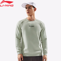 Li-Ning Training Men Knitted Sweatshirt 3D FITTING Regular 75%Polyester 20%Viscose 5%Elastane LiNing Fitness Pullover AWDV497