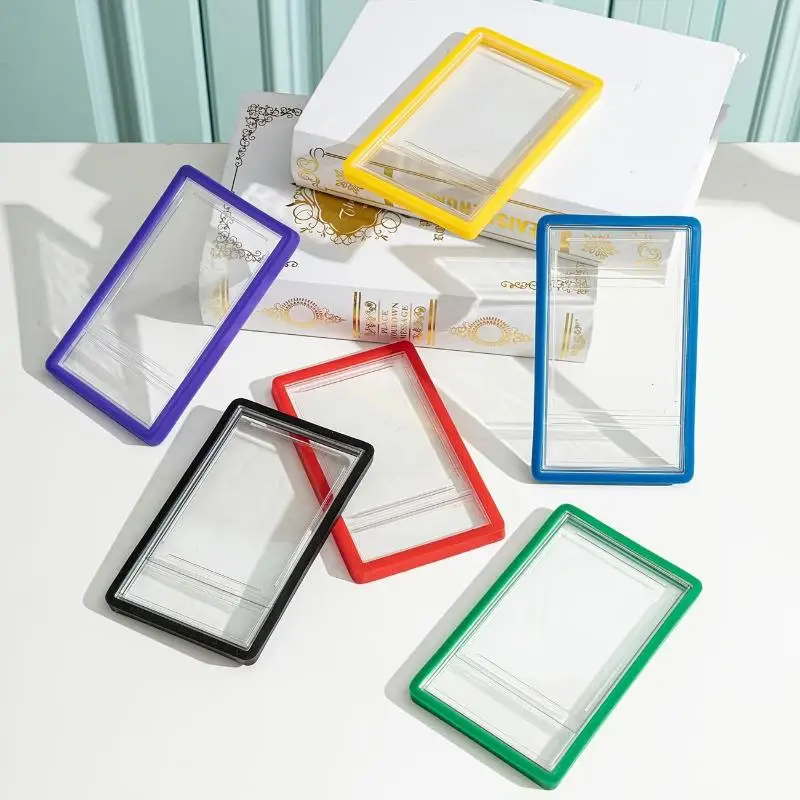 【F】1/3/6pcs Rating Card Holder Soft Silicone Anti-Drop Protection Case Guard Protector Bumper Cases For Sports Game Card Display