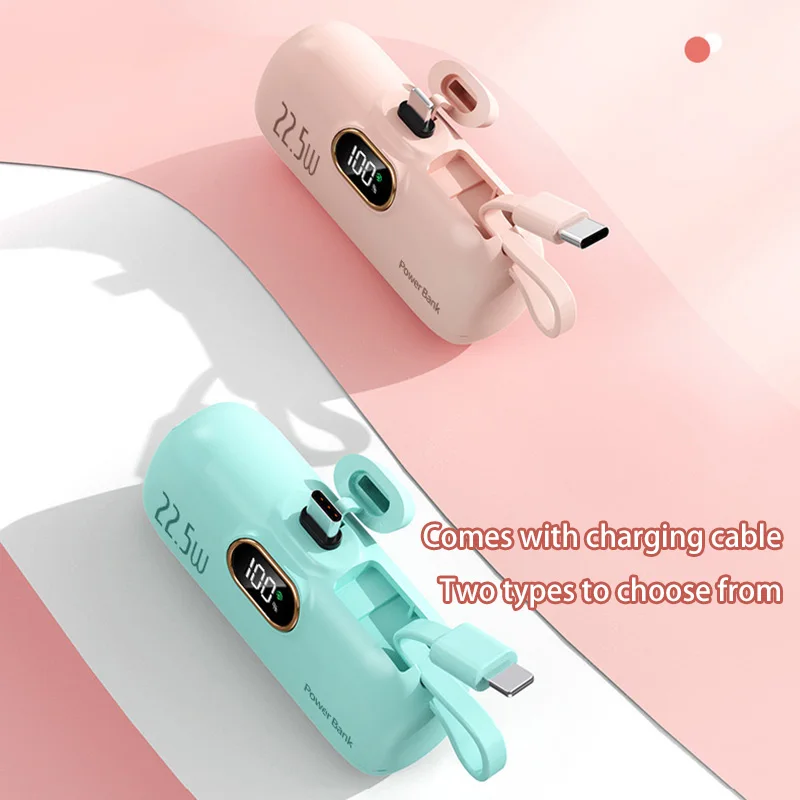 Mini Convenient Mobile Power Bank 30000mah Portable Fast Charging Suitable For iPhone 16  Samsung Xiaomi External Battery