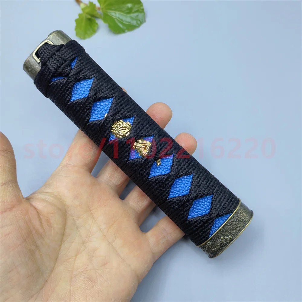 

15 см ручка Tsuka, ручка из сплава Fuchi Kashira Menuki для Японии, настоящий японский самурай, катана, меч, фитинги, аксессуары, хорошие аксессуары