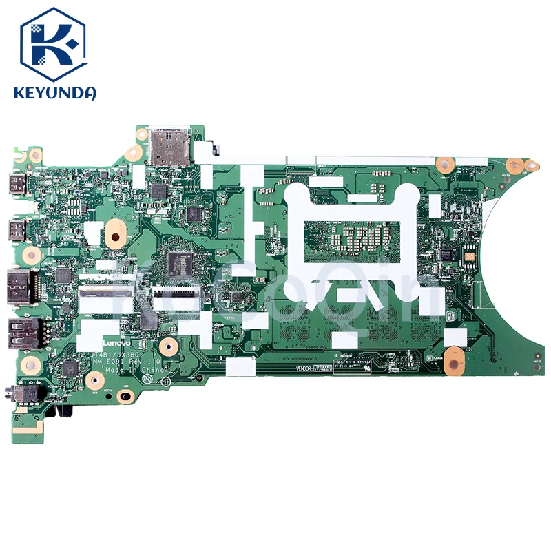 Imagem -06 - Placa-mãe Portátil para Lenovo Thinkpad Nm-e091 T14s X13 Gen3 Notebook Mainboard 5b21h90010 Srld6 I71260p Ram 100 Testado