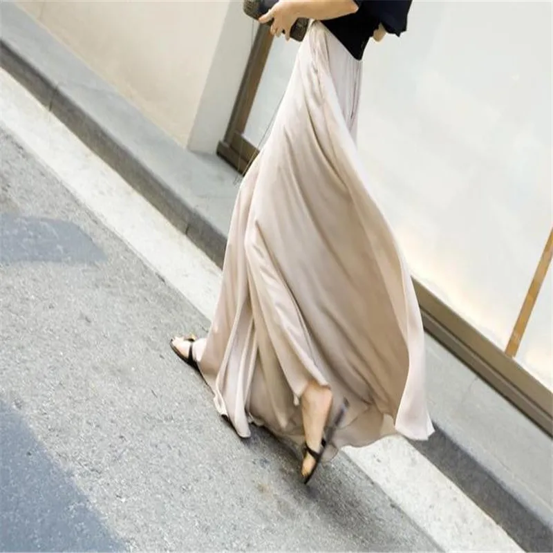 Women Satin Pants Harajuku Wide Leg High Waist Summer Pants Long Loose Plus Size Causal Culottes Trousers Femme Pantalones 3XL