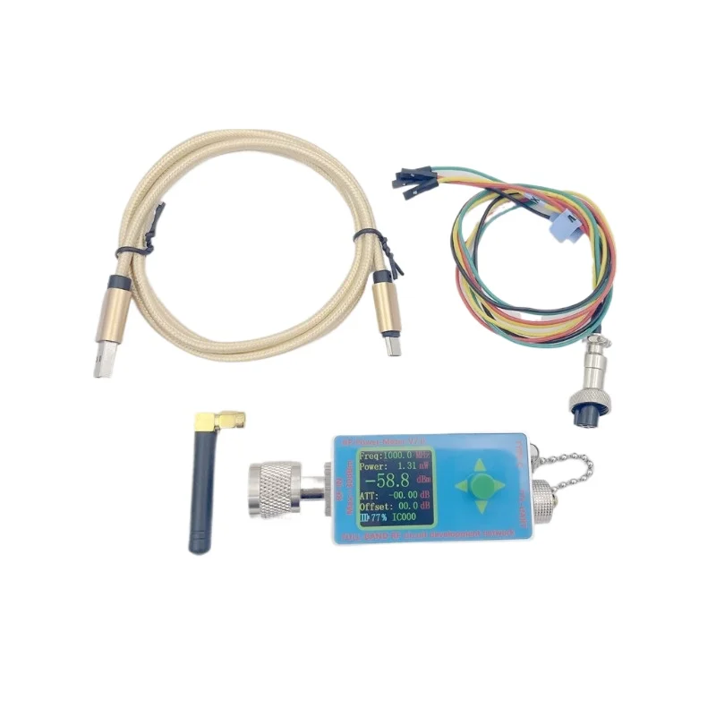 Industrial High Precision Digital RF Power Meter V7 10GHz N-Type Type-C USB Tester
