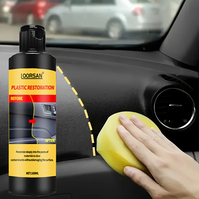 

Универсальный крем для ремонта пластика и резины, средство для ремонта черных пластиковых деталей для всех транспортных средств — блеск для шин и пластика,