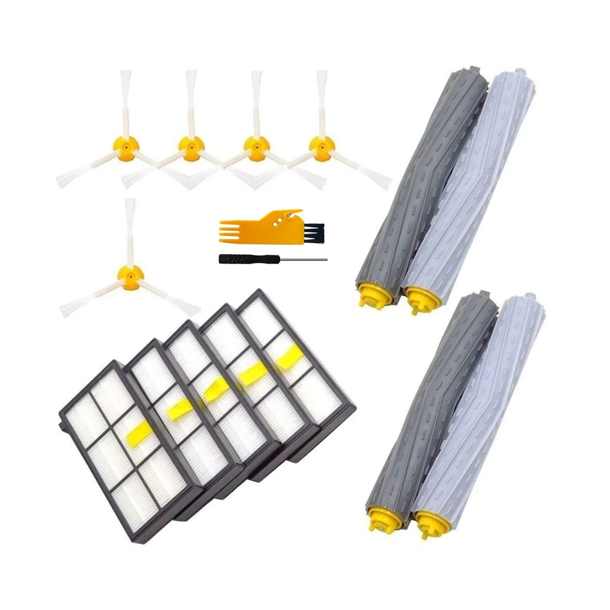 قطع غيار لسلسلة 800 870/871/880/980/990 مكنسة كهربائية مرشحات الأسطوانة فرش جانبية