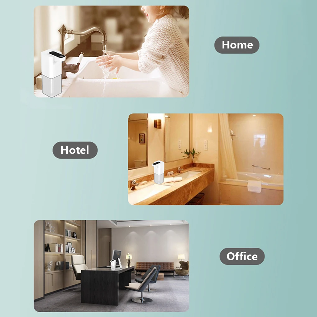 Automatic Dispenser Smart Touchless Sprayer Infrared Induction Container for Kitchen Toilet, Gel Type