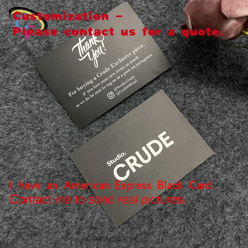 

custom.Professional Printing Custom Design Unique Coated Paper Discount Business Card with Own