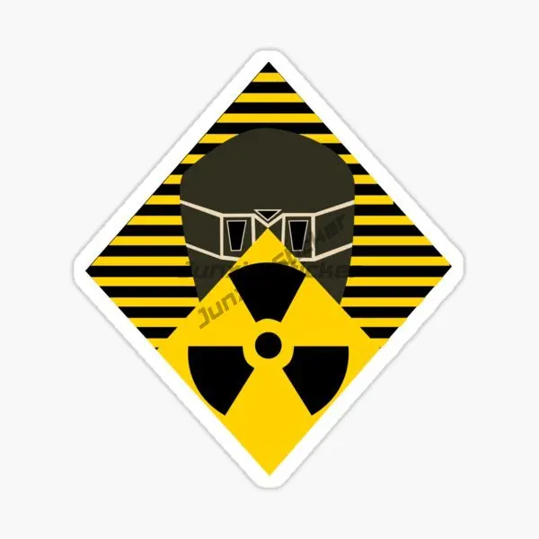 سامة سيارة التصميم الإبداعية تحذير خطر بولي كلوريد الفينيل مقاوم للماء جسم السيارة ملصق الفينيل مقاوم للماء ذاتية اللصق اكسسوارات السيارات #6