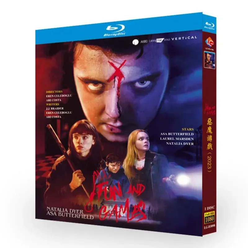 Blu ray Ultra High Definition Movie Devil Game BD Disc Box with Chinese and English Subtitles