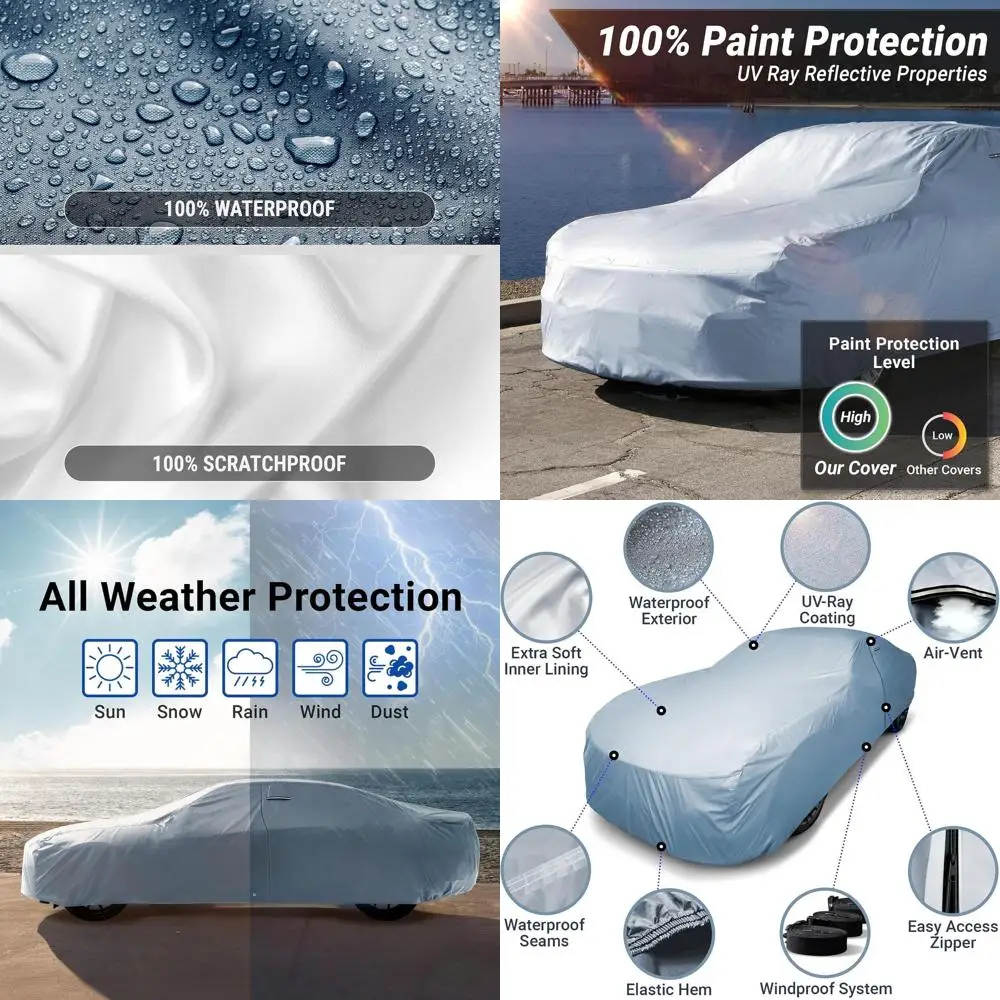 

Прочный водонепроницаемый чехол для автомобиля Corvette C3 1968-1982 годов, изготовленный на заказ для использования в помещении/на улице, защита от УФ-излучения и снега, с ремнями и креплениями.