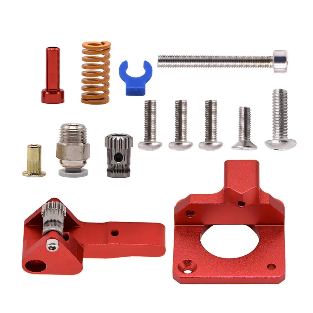 Full Metal Dual Gear Extrusion Assembly Wear Resistant Upgrade Accessory for Desktop Large Printing Equipment
