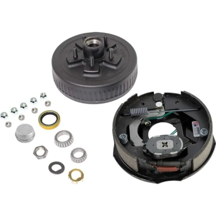 Dexter Brake HubDrum Kit for 3.5K Axles LeftHand 10x21 4 Electric Brake 54.50 Bolt Circle Suitable for HeavyDuty Trailer Applic