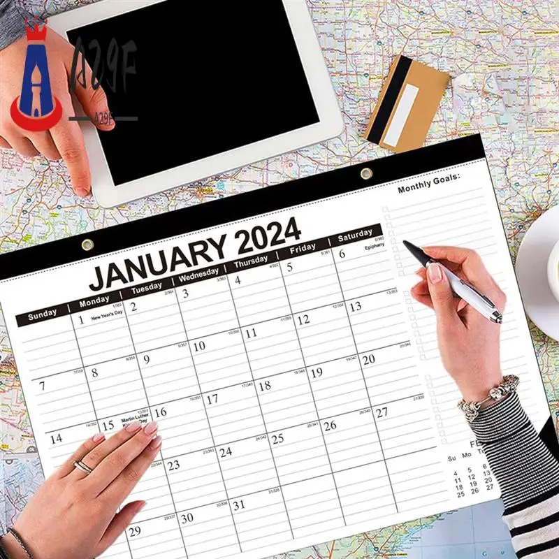 

A29F-Calendar 2024-2025 17 X 12 Inch 18 Month Wall Calendar From Jan. 2024 - June 2025 Monthly Planner 2024 Calendar