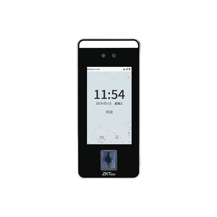

July005 Facial Recognition Time Attendance Terminal Plastic Mobile Fingerprint Unit Fast XFACE600