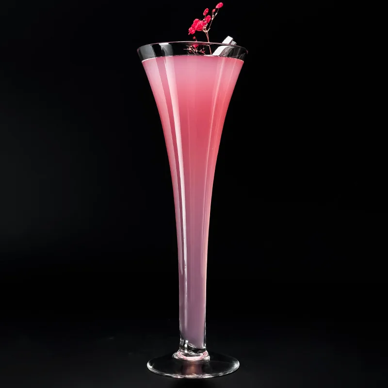 Creative Tall Glass Wine Cup Cocktail Champagne Glass for Home Bar Party